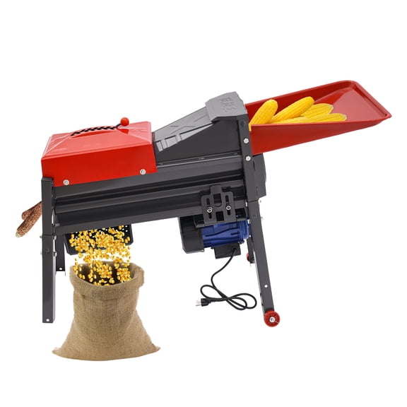 Automatic Corn Thresher Machine, 480W Electric Corn Thresher Machine Heavy Duty, 2800 RPM Dry Corn Sheller Threshing Machine,Corn Shucker Remover Tools