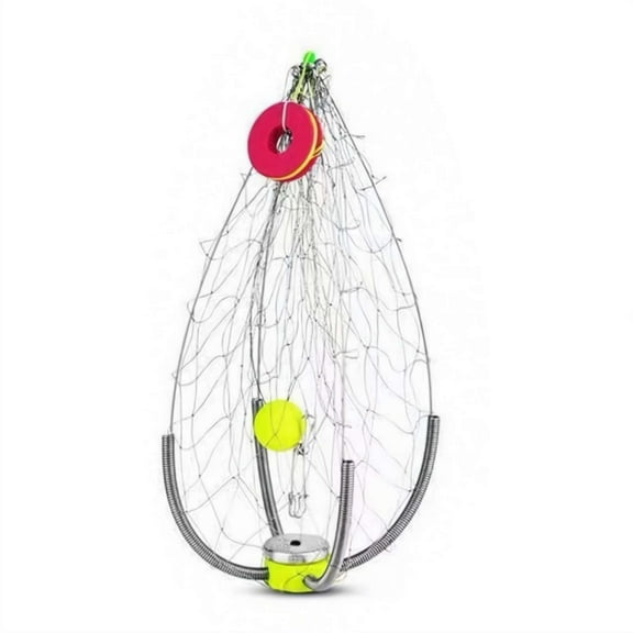 Automatic Crab Trap – Self-Closing Fishing Trap for Lobster, Shrimp, Crawfish, Pinfish in Saltwater & Freshwater-19inch
