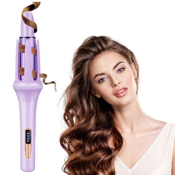 Telos Automatic Curling Iron with 32cm Large Barrel Purple