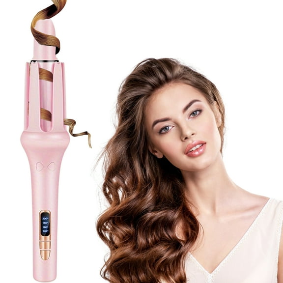 Automatic Curling Iron with 32cm Barrel, 38W Fast Heating, Safety Control