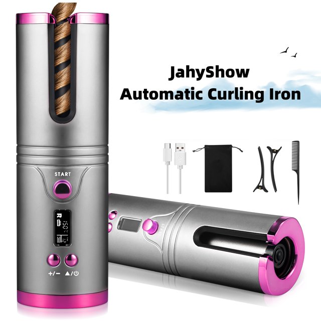 Automatic Curling Iron Cordless Curling Iron Portable Rechargeable