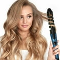 thumbnail image 1 of Automatic Curling Iron Rechargeable One-Click Ceramic Hair Curler Wand with Ionic Frizz Control Fast Heating for Travel Home Use, Cordless Styling Tool, 1 of 6