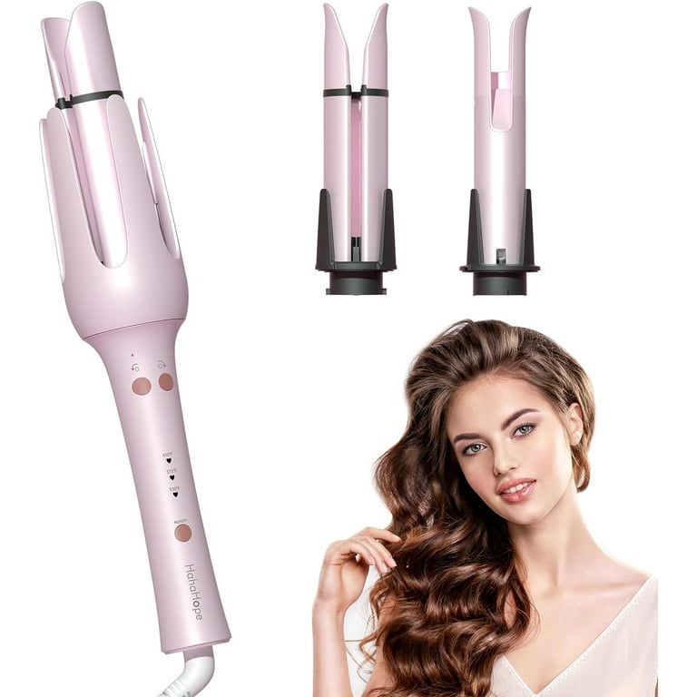 Automatic Curling Iron Rotating Curling Wand with 2 Sizes Barrel 1