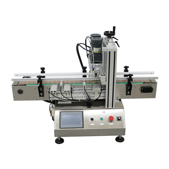 Automatic Desktop Conveyor Bottle Capping Machine Stainless Steel Cap Sealing Machine 110V