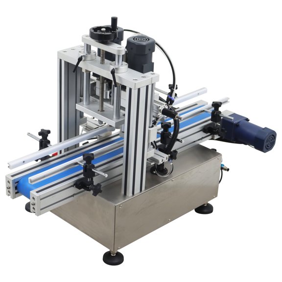 Automatic Desktop Conveyor Capping Machine with Touch Screen & Emergency Stop Switch 110V