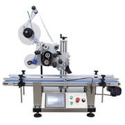 Automatic Desktop Conveyor Table Plane Labeling Machine Bottle Label Maker Labeler Applicator 110V 25-50PCS/min