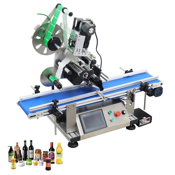 Automatic Desktop Conveyor Table Plate Labeling Machine Coding Machine Flat Labeling Machine