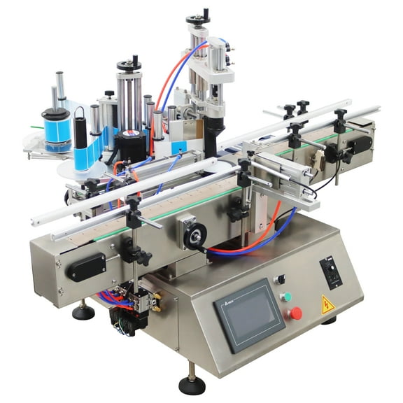 Automatic Desktop Labeling Machine Label Applicator with Conveyor Bottle Diameter 2.36-3.94inches