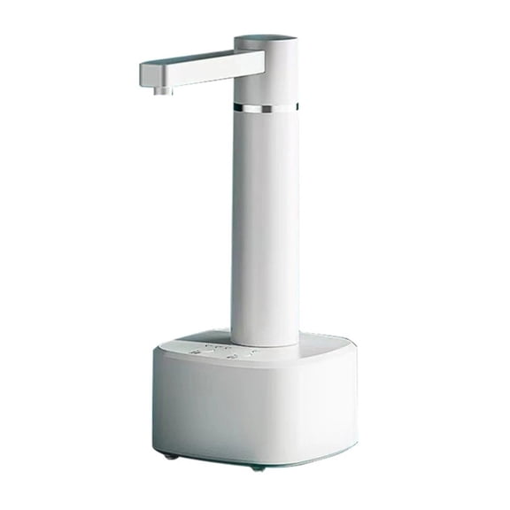 Automatic Desktop Water Dispenser with 3-Gear Volume Control, Hot and Cold Water Output, USB Electric Pump and for Home or Office Use(White)