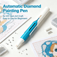 thumbnail image 1 of Automatic Diamond Painting Bead Dispenser Pen No Wax Needed Diamond Art Accessories Kit for DIY Crafts for Adults, 1 of 5