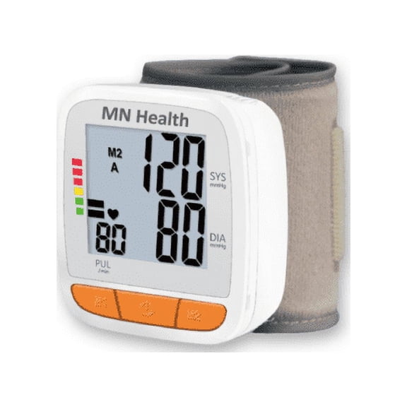 Automatic Digital Blood Pressure Monitor Wrist Type Batteries Included
