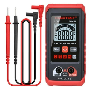 Automatic Digital Multimeter, 4000 Counts Smart Digital Multimeter, Circuit Tester, Smart Auto Mode, Non-contact Voltage Function, Measures Ac/Dc Voltage, Resistance, Continuity