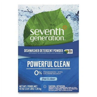 Automatic Dishwasher Powder, Free And Clear, 45oz Box | Bundle of 2 Each