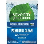 Seventh Generation Dishwasher Detergent - Powder - 45 oz 2.81 lb - 1 Each - Clear | Bundle of 2 Each
