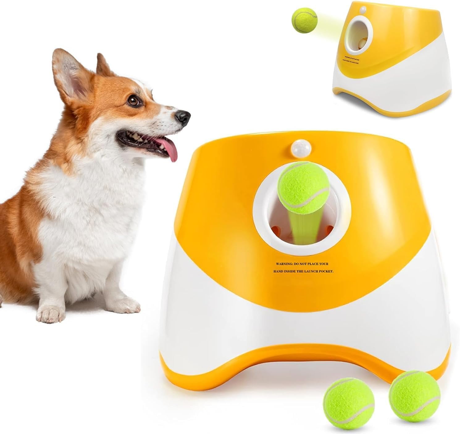 Automatic Dog Ball Launcher Ball Launcher for Dog, Automatic Ball