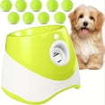 Automatic Dog Ball Launcher, Dog Ball Thrower Machine with 1030Ft 3 Launching Distance, Dog