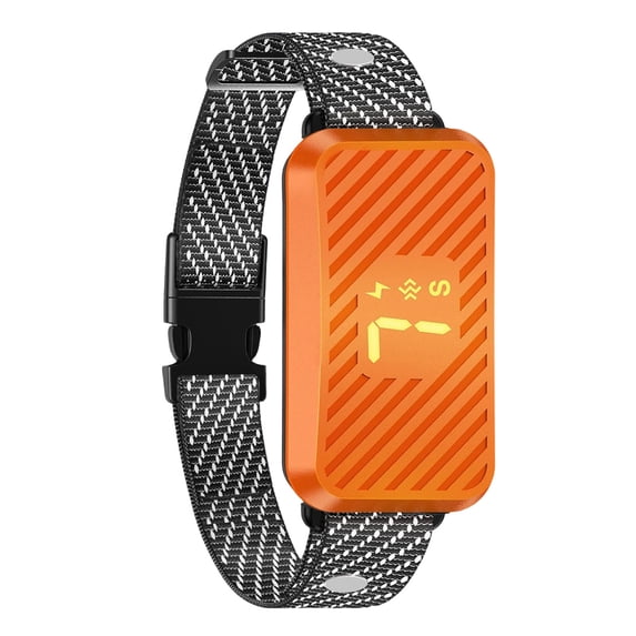 Automatic Dog Bark Collar with Intelligent Bark Recognition and Digital Display Multiple Gentle Training Modes for Small Medium Large Dogs No Barking