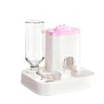 thumbnail interactive-video image 1 of Automatic Cat Feeder And Water Dispenser With Stainless Steel Bowl Dog Gravity Food Feeder And Waterer For Small Medium Pets Puppy Kitten 1 Gallon X 2 1 of 14