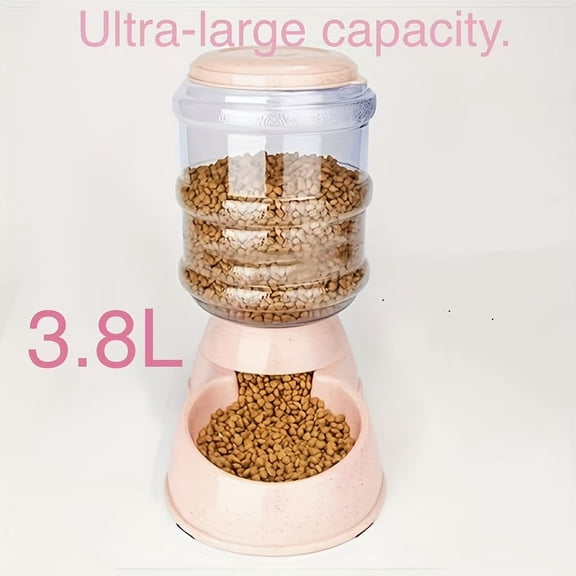 Automatic Dog Feeder And Water Dispenser - Suitable For Small And Medium-sized Pets, Gravity Feeding Dog Station, Durable PP Material, No Batteries Required, Suitable For Cats And Dogs
