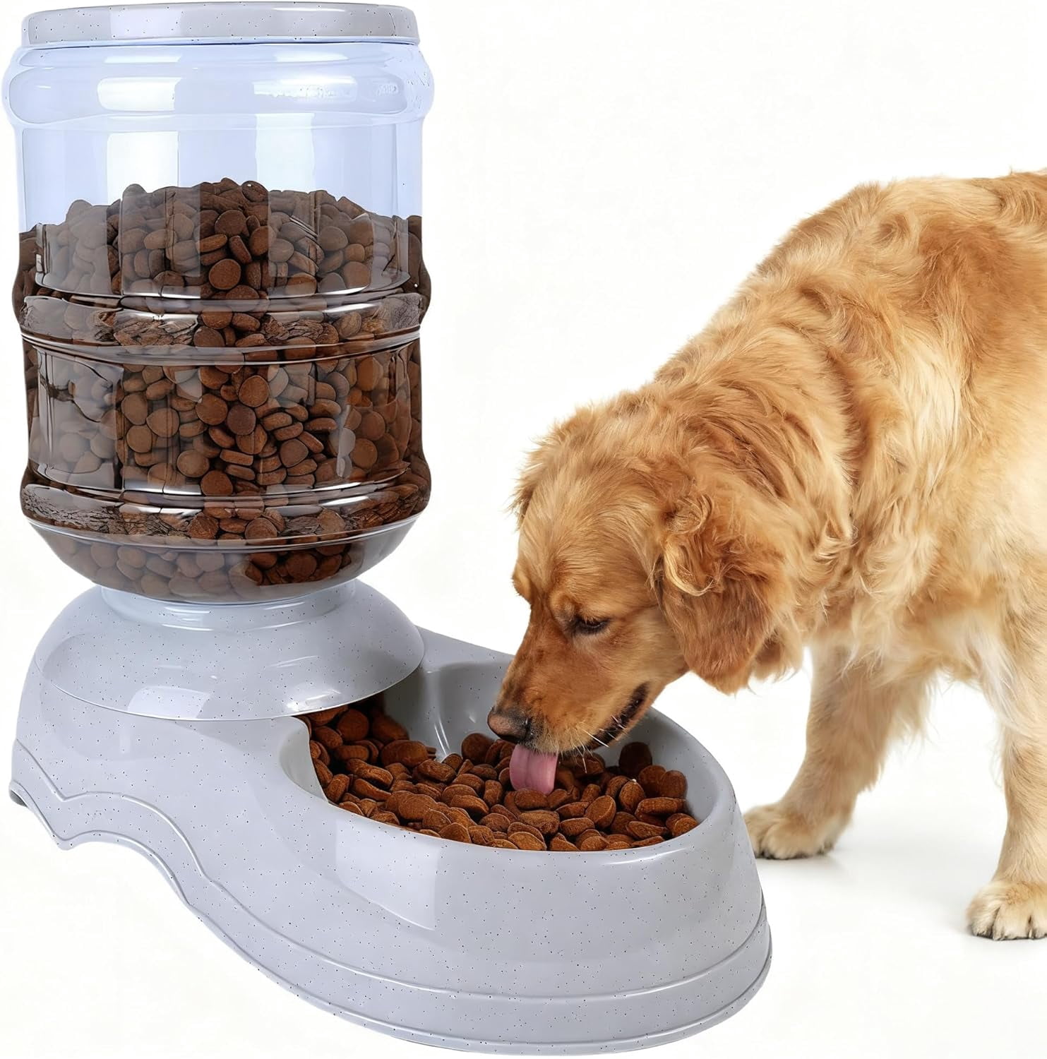 Picture of Automatic Dog Feeders,3 Gallon Capacity Gravity Food Dispenser for ...