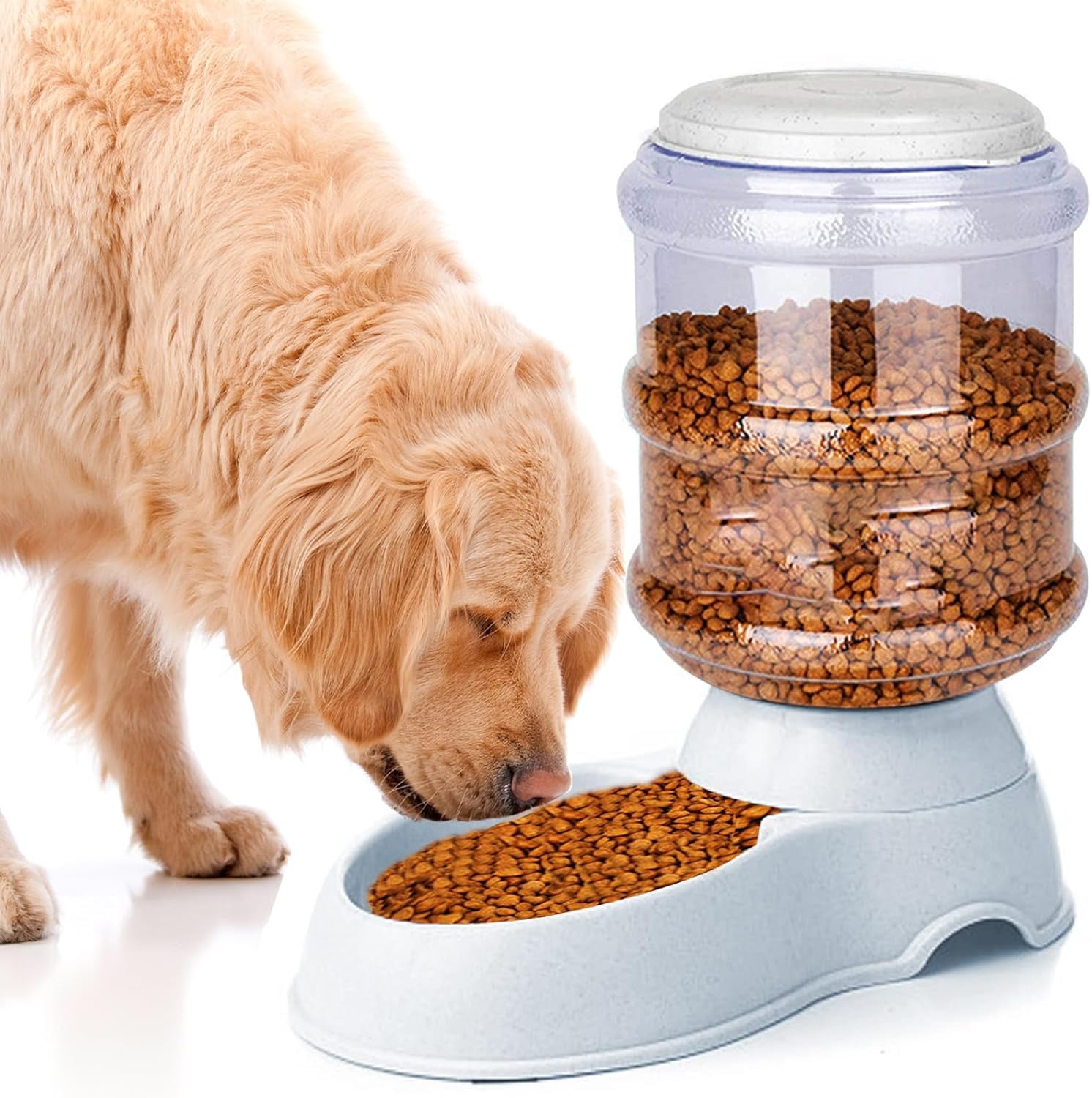 Automatic Dog Feeders, Dog Feeder Dispenser for Large Dogs, 3 Gallon
