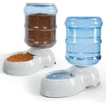 thumbnail image 1 of Automatic Dog Feeders, Gravity Pet Food Dispenser, Large Cat Dogs Water Bowl, 3 Gallon, 1 of 8