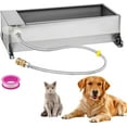 Automatic Dog Water Bowl Dispenser Large Breed Outdoor Stainless Steel Automatic Livestock Water
