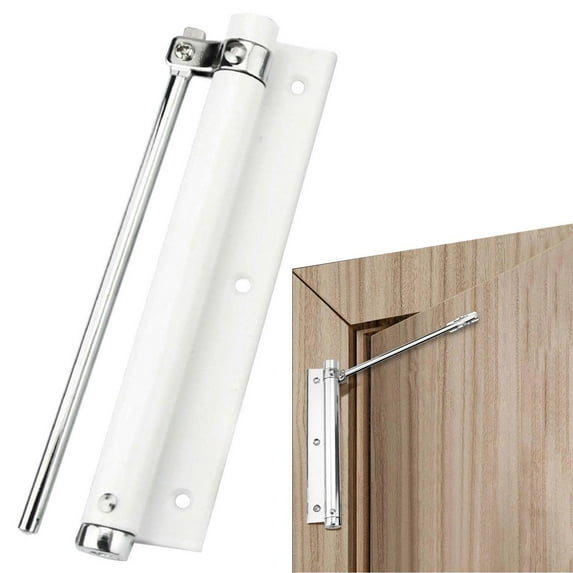 Automatic Door Closer,Door Slam Stopper,Door Slam Preventer,Automatic Curtain Opener And Closer,Door Closers For Home,Door Closers Commercial,Hydraulic Door(White 7*2in)from QiwagFerng