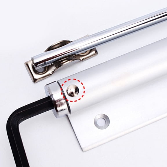 Automatic Door Closer for Home Use, Concealed Door Spring Hinge with Buffer, No Punching Required, Smooth Silent Closing