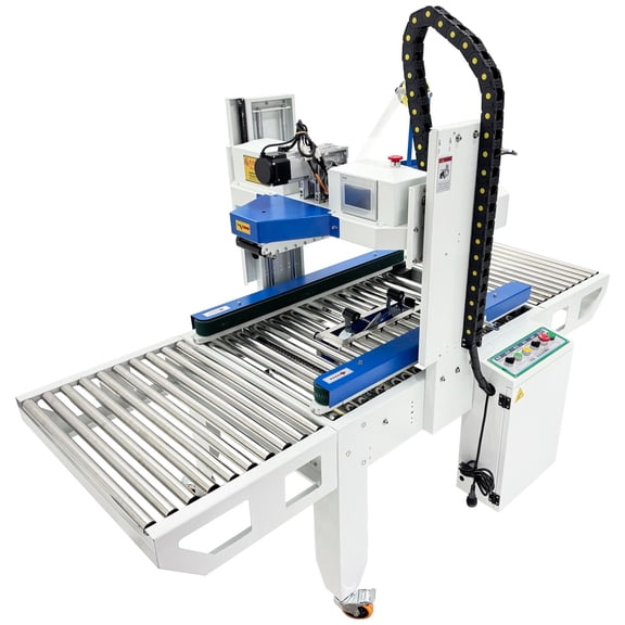 Automatic Double Flap Carton Sealer Continuous Tape Box Sealing Machine 1000pcs/h