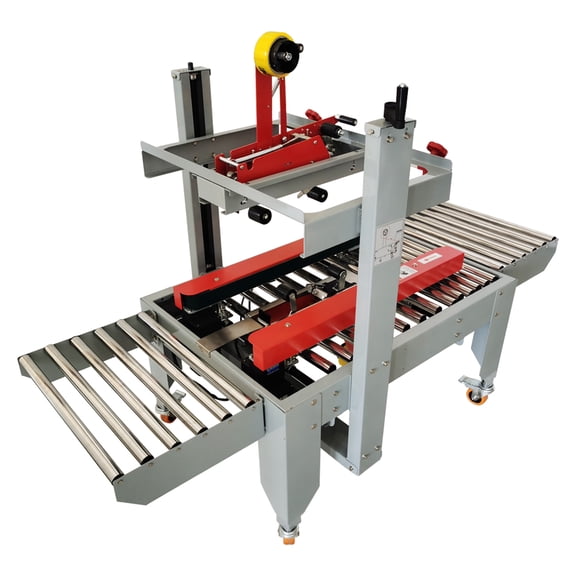 Automatic Double-Flap Case Sealer Tape Sealing Machine Box Carton Sealer 3.15"-19.68" 110V