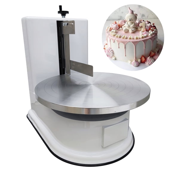 Automatic Dough Plastering Machine Electric Embryo Plastered Cake White Electronic Button Commercial Household 4-16 Inch