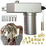 Automatic Dreadlocks Machine with 6 Braiding Head,Instant Dreadlock Machine for Locs,Electric Handheld Dreadlock Maker Crochet Machine,DIY Dreadlocks Braiding Hair Extensions Tool