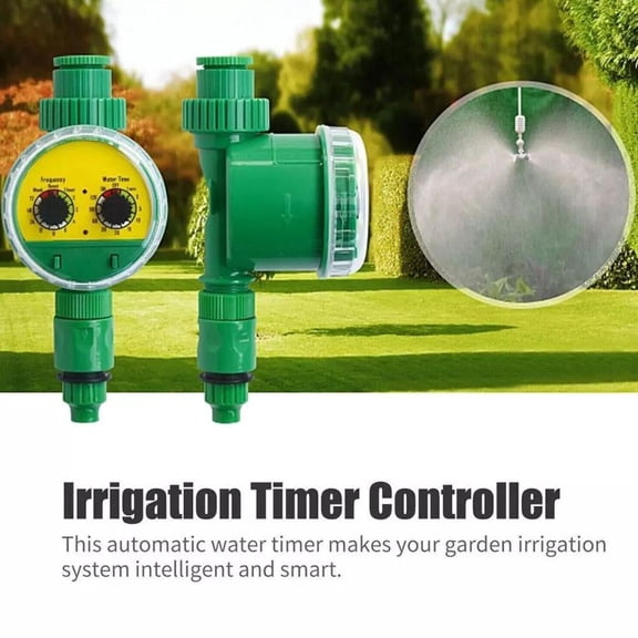 -Automatic Drip Irrigation Controller, 50-Minute Watering Timer Knob Device for Garden Greenhouse Plants