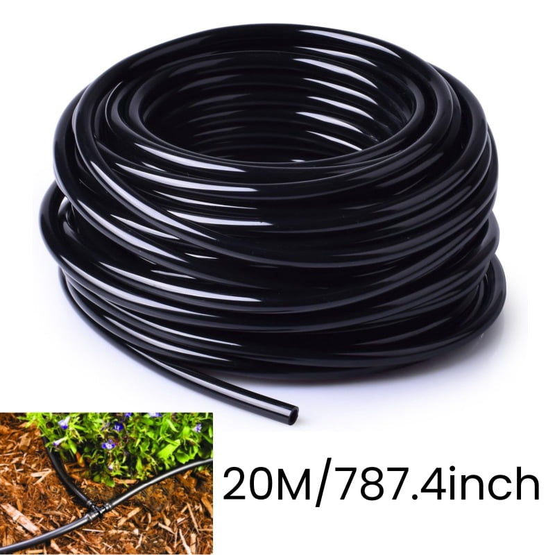 Automatic Drip Irrigation System, DIY Watering Kit for Potted Plants & Garden with Tubing and Water Percolator