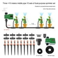 Automatic Drip Irrigation System Kit Plant Water Timer Watering Garden