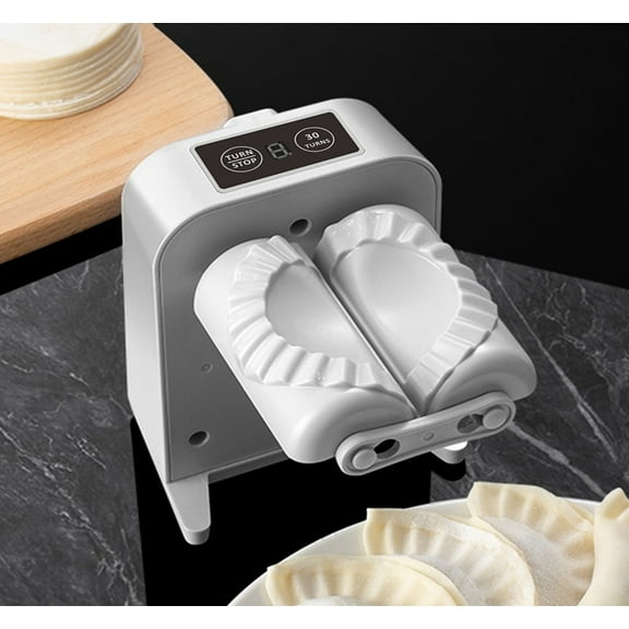 Automatic Dumpling Maker Machine, Electric Home Dumpling Press Mold, Mini Dough Wrapper Tool, Fast Easy Dumpling Molder for Kitchen, Food-Grade Nonstick Dumpling Maker
