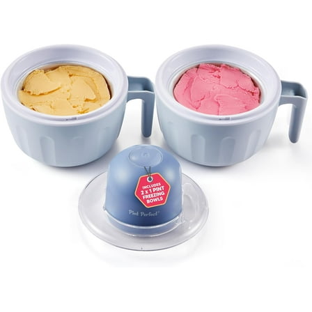 Automatic Easy, Homemade Electric Maker, Ingredient Chute, On/Off Switch, No Salt Needed, Creamy Ice Cream, Gelato, Frozen Yogurt, or Sorbet, 1 Quart