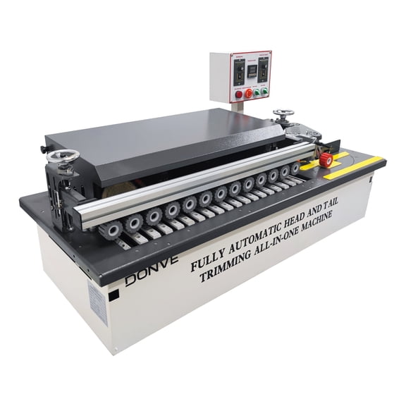 Automatic Edge Banding Machine 110V Double Sided Gluing Trimming Woodworking Edge Bander