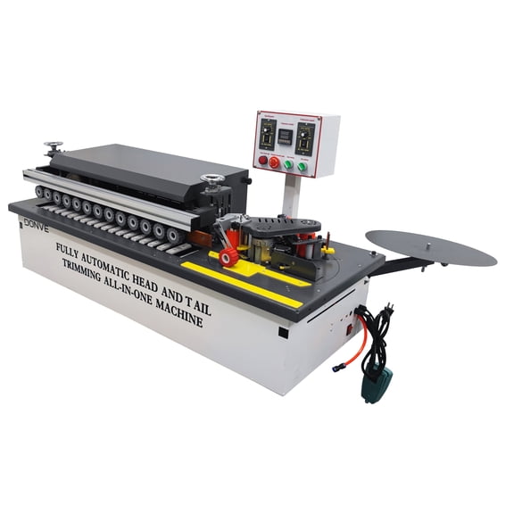 Automatic Edge Banding Machine Curved Straight Woodworking Edge Bander Double-sided Gluing Trimming Polishing Edge Sealer