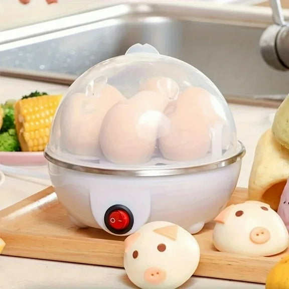 Automatic Egg Cooker Power Off Home 7 Eggs Multi-Functional Steamed Egg Custard Boiled Egg Machine Breakfast Artifact