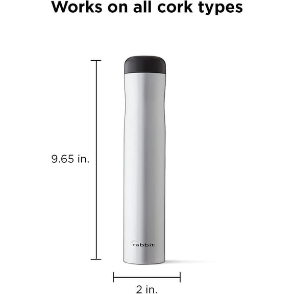 Automatic Electric Corkscrew Wine Bottle Opener, One Size, Silver & Champagne and Wine Sealer (Velvet Black)