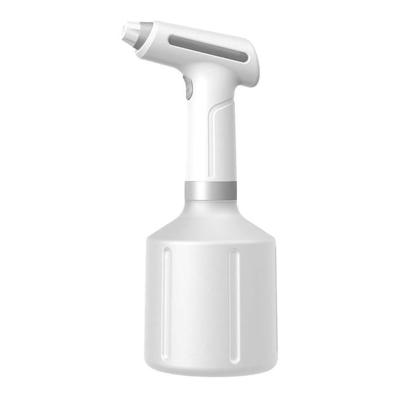 Automatic Electric Garden Pump Sprayer USB Rechargeable Stream Spray Bottle Portable & Lawn Sprayer - White