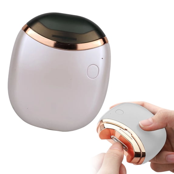 Automatic Electric Nail Clipper - 2 in 1 Nail Trimmer with Adjustable 2 Speed Levels, USB Rechargeable Cordless Nail Care Tool with Nail Chip Storage for Adults and Seniors Daily Grooming