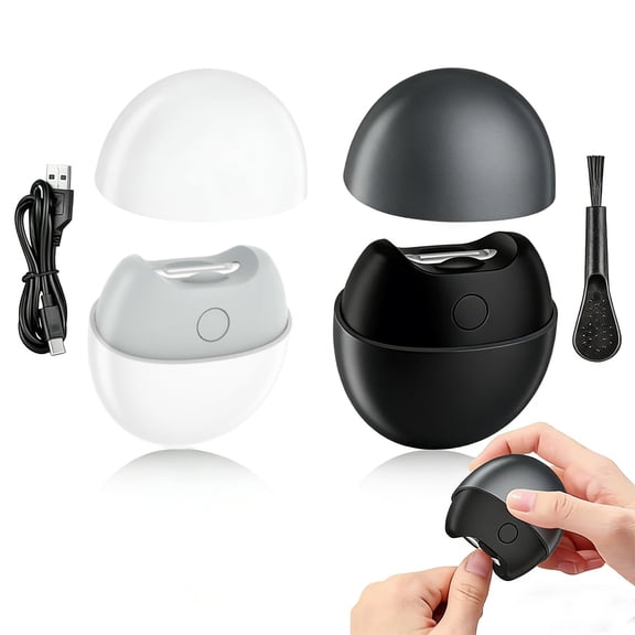 Automatic Electric Nail Clipper, Rechargeable Professional Nail Trimmer & Polisher for Adults Men Women, Toe and Fingernails Care with Safety Guard, Low Noise, Portable Design (1 Count)