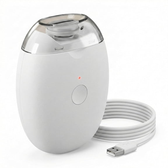 Automatic Electric Nail Grinder for Family Nail Care Gentle Quiet Fingertip Trimming Cordless Nail Grooming Device for Adults