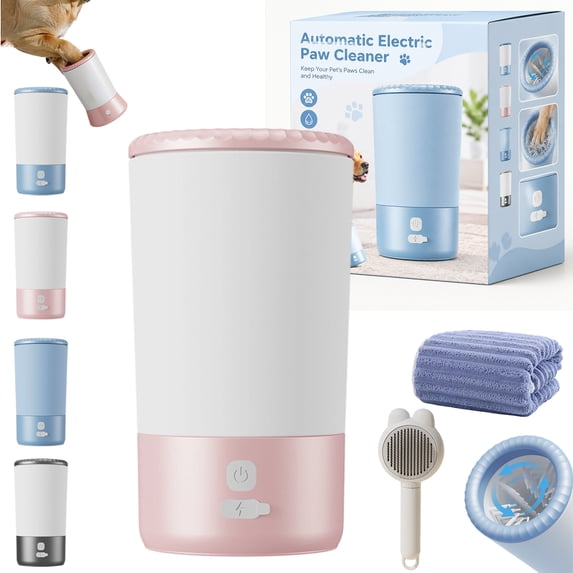 Automatic Electric Paw Cleaner for Dogs and Cats, Dog Foot Washer with ...
