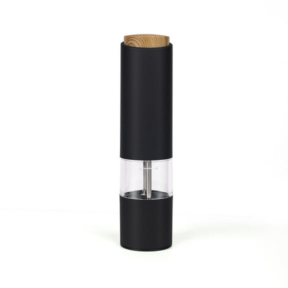 Automatic Electric Pepper Grinder Spice Mill,Battery Operated Salt Pepper Seasoning Tool,Adjustable Coarseness Kitchen Grinder Device,One Hand Operation Spice Mill Tool