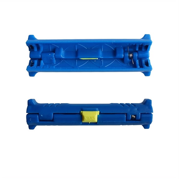Automatic Electric Wire Stripper and Cutter - Multi-Function Rotary Coaxial Cable Crimper, Adjustable Blades for Network and Electronic Repair