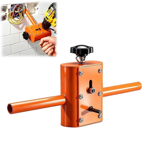 Automatic Electrical Wire Puller, Wall Concealed Pipe Threading Machine, Electrician Cable Stringing Tool for Hydro & Electrical Conduits